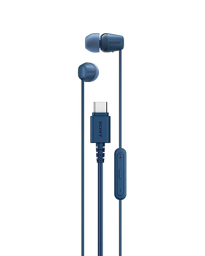 Picture of Sony IER-EX15C Earphones, USB-C, Wired, IER-EX15C/LZ - Blue