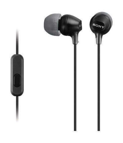 Picture of Sony Earphone With Mic (MDREX15AP) - Black