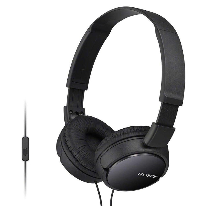 Picture of Sony Wired On-Ear Stereo Headphones (MDR-ZX110 ) - Black