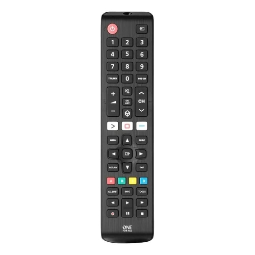 Picture of ONE FOR ALL Samsung TV Remote, URC4910 - Black