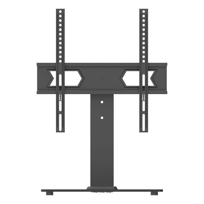 Picture of Wansa Glass Basement TV Stand, Fits 23 - 55 inches, 45kg Loading Capacity, STS02-44 - Black