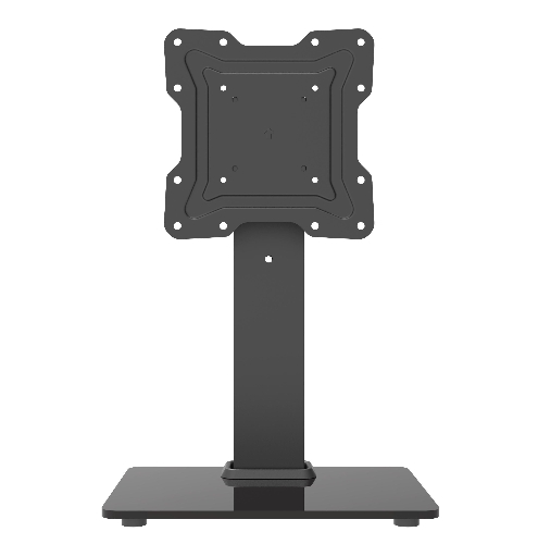 Picture of Wansa Glass Basement TV Stand, Fits 17 - 43 inches, 30kg Loading Capacity, STS02-22 - Black