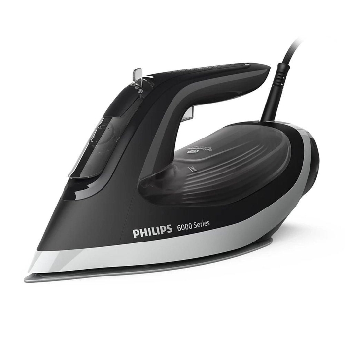 Picture of Philips 6000 Series Steam Iron, 2600W, 300ml Water Tank, SteamGlide Plus Soleplate, DST6120/86 – Black