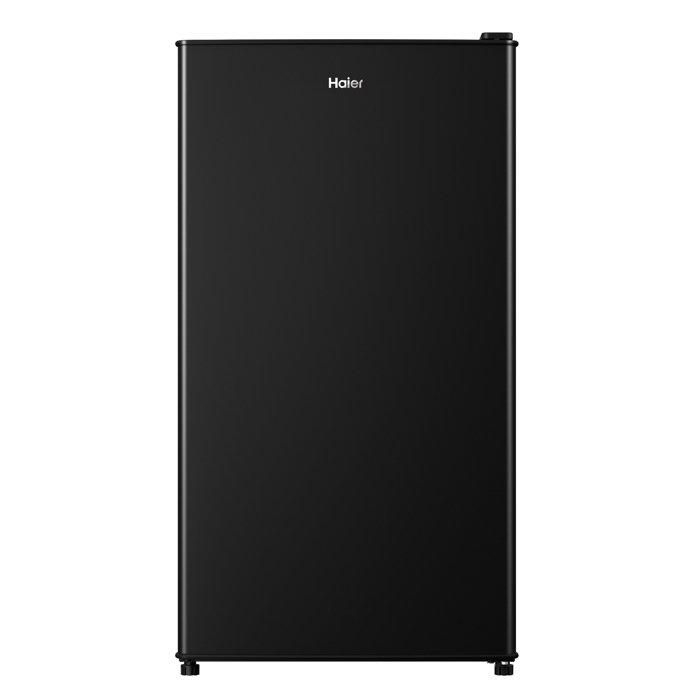 صورة ثلاجة ميني بار من هاير، 3.2 قدم مكعب، سعة 90 لتر، HR-135BLUK2KW - أسود