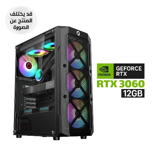 Picture of Gaming PC - Intel Core i5-14400F Processer, H610 DDR4 Motherboard, 16GB DDR4 RAM, 1TB SSD NVMe, RTX 3060 12GB VGA, 750 WATT PSU, GameOn Trident III-M PowerForge Case (4 ARGB Fans Included), USB Wi-Fi Adapter, Windows 11 Pro (License)