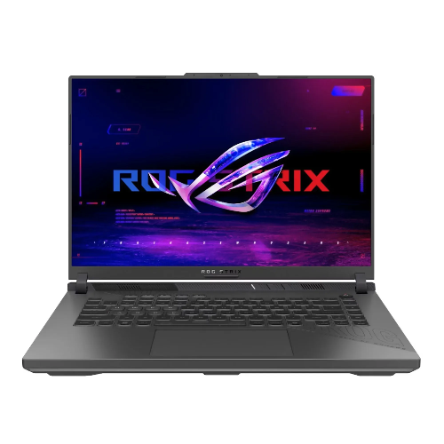 Picture of Asus Rog Strix G16 G614PM-TS259W Gaming Laptop, AMD Ryzen 9 8940HX Processor, 16GB DDR5 RAM, 512GB SSD NVMe, NVIDIA GeForce RTX 5060 8GB Graphics, 16" 2.5K WQXGA IPS 300Hz Display, 4-Zone RGB Backlit Keyboard, Windows 11 Home - Gray