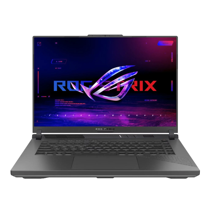 Picture of Asus Rog Strix G16 G614PM-TS259W Gaming Laptop, AMD Ryzen 9 8940HX Processor, 16GB DDR5 RAM, 512GB SSD NVMe, NVIDIA GeForce RTX 5060 8GB Graphics, 16" 2.5K WQXGA IPS 300Hz Display, 4-Zone RGB Backlit Keyboard, Windows 11 Home - Gray