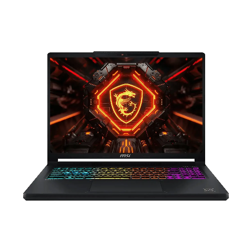 صورة جهاز MSI Crosshair 16 HX E14WGK، معالج Intel Core i9-14900HX، ذاكرة وصول عشوائي (RAM) سعة 16 جيجابايت، قرص تخزين SSD سعة 512 جيجابايت، بطاقة رسومات NVIDIA GeForce RTX 5070 بسعة 8 جيجابايت، شاشة IPS مقاس 16 بوصة بدقة 2K QHD، نظام تشغيل Windows 11 Home - لون أسود.