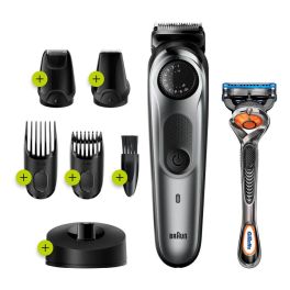 Braun beard trimmer BT7240 BK/MTGREY +Razor free New
