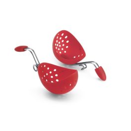 CUISIPRO EGG POACHER SILICONE 2 PCS RED
