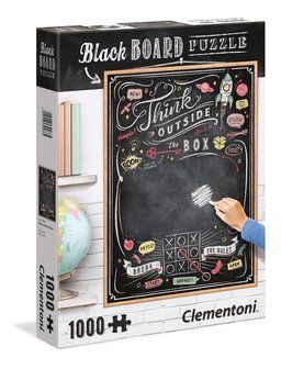 Clementoni Black Board Think Outside The Box 1000 Pcs Puzzle 39468