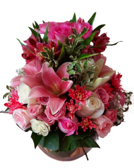 Bundle of Pink flowers bouquet