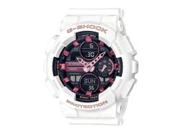 Casio G-Shock White Analog Digital Resin Strap Watch GMA-S140M-7ADR