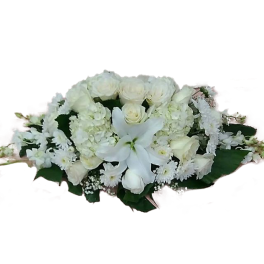 White flowers collection bouquet