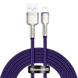 Baseus Cafule Series Metal Data Cable USB to IP 2.4A 2m Black-Purple