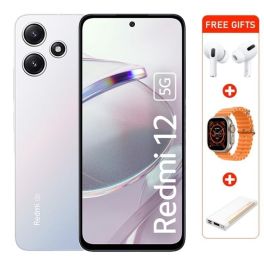 Xiaomi Redmi Note 12R, 6.79 inch, 6GB 128GB, 5G Smart Phone Moonstone Silver  With Free Gifts