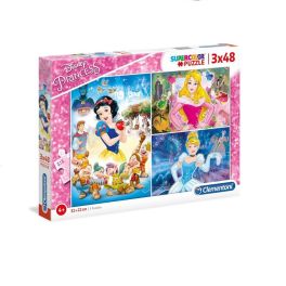 Puzzle Clementoni Disney Princesses 3 x 48 Pieces