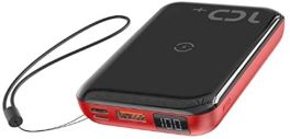 Baseus Mini S Bracket 10W Wireless Charger Power bank 10000mAh 18W-Black &amp; Red