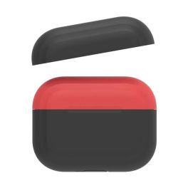 AhaStyle Silicon Two Toned Case for Airpods Pro -Black/Red