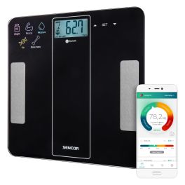 Sencor Bluetooth Fitness Weighing Scale up to 180Kg