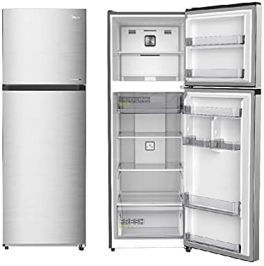Midea Refrigerator 385 Liters 13.6 Cubic Feet - Silver