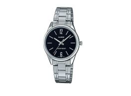 Casio Watch for Women LTP-V005D-1BUDF Analog Stainless Steel Band Silver & Black