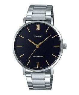 Casio Analog Black Dial Men's Watch MTP-VT01D-1BUDF