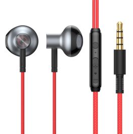 Baseus Encok 3.5mm Wired Earphone H19 -Red