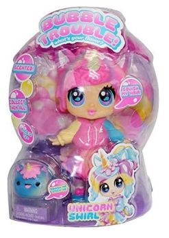 Headstart Bubble Trouble Doll Unicorn Swirl 79445