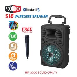 SADA D-238 Aux SoundBar Speaker Bass Subwoofer 4D Stereo