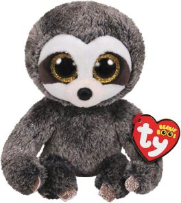 Ty Toys Beanie Boos Sloth Dangler Grey Reg 8in 36215