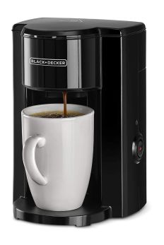 B&D Drip Coffee Maker 1 Cup 330 W -  Jet Black