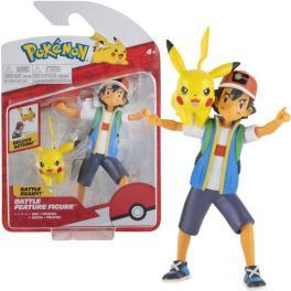 Pokemon - Battle Feature Figure Assortment  - Ash & Pikachu W10 (PKW2473)