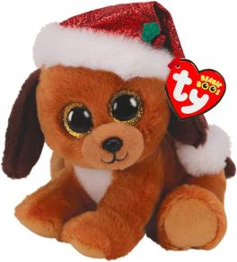 تي تويز قبعة صغيرة بو هوليدز - كلب عيد الميلاد مع قبعة 6 انش  