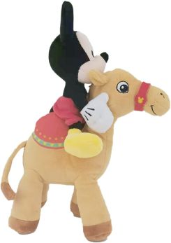 Disney Plush Mickey On Camel 13 Inches
