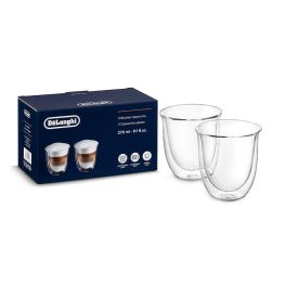 Delonghi Cappuccino Glass Set (190ml x 2pcs) DLSC311