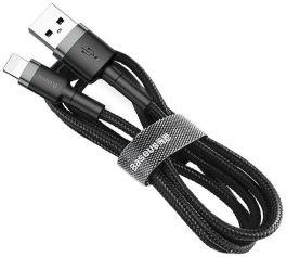 Baseus cafule Cable USB For iP 2A 3m-Gray+Black