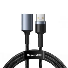 Baseus cafule Cable USB3.0 Male TO USB3.0 Female 2A 1m- Dark Gray