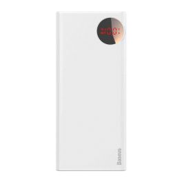 Basues Bright Moon PD3.0 Fast Charger with Digital Display Mobile Power 20000mah-White