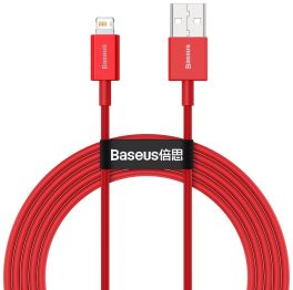 Baseus Superior Series Fast Charging Data Cable USB to iP 2.4A 2m -Red