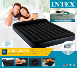 INTEX Queen Dura-Beam Pillow Rest Classic Airbed