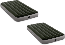 INTEX Queen Dura-Beam Downy Airbed With Foot BIP