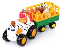 Kiddieland Safari Wagon With Animal Trailer 029652