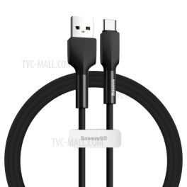 Baseus Silica gel cable USB For Type-C 1m-Black