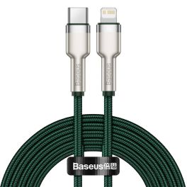 Baseus Cafule Series Metal Data Cable Type-C to iP PD 20W 2m -Green