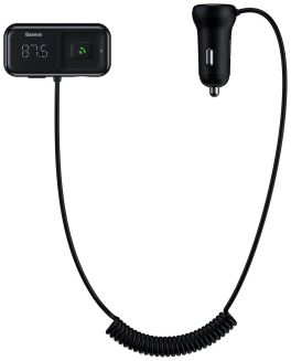 Baseus T-Typed S-16 wireless MP3 car charger-Black