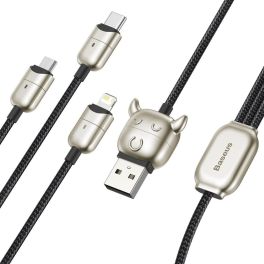 Baseus Year of the Ox One-for-three Data Cable USB For M+L+C 3.5A 1.2m