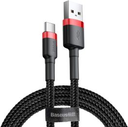 Baseus cafule Cable USB For Type-C 3A 1M-Red+Black
