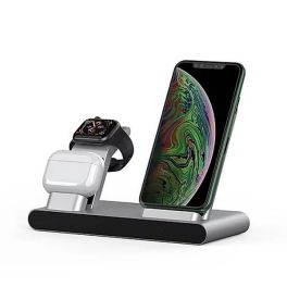 Wiwu Power Air, Fast 3 in 1 Wireless Charging Station for iPhone Apple Watch AirPods