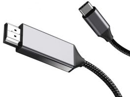 Wiwu X9 Type-C إلى HDMI Male - 4K Coaxial Cable 2 متر